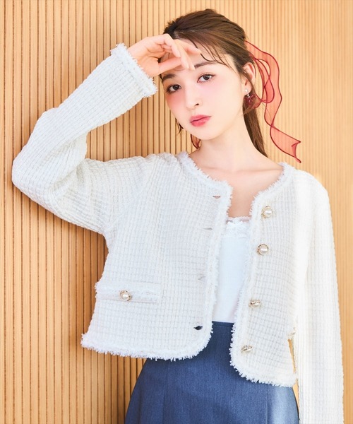 WILLSELECTION（ウィルセレクション）の「ラメツイードニット