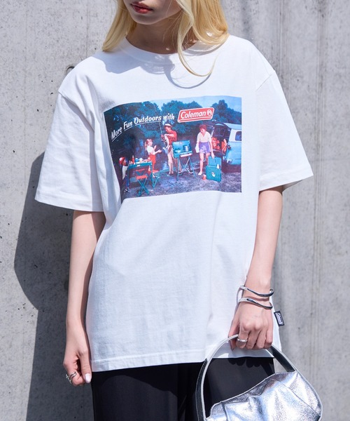 COLEMAN（コールマン）の「【Coleman】限定商品 Retro outdoor print tee　レトロフォトTシャツ　コールマンビンテージ（Tシャツ/カットソー・レディース・ピンク/ネイビー/ブラック/ホワイト/グリーン・XL/L/M/S/XS）」の21枚目の写真
