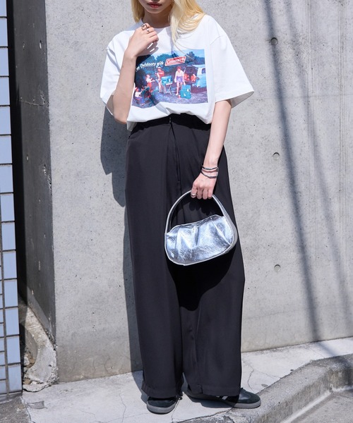 COLEMAN（コールマン）の「【Coleman】限定商品 Retro outdoor print tee　レトロフォトTシャツ　コールマンビンテージ（Tシャツ/カットソー・レディース・ピンク/ネイビー/ブラック/ホワイト/グリーン・XL/L/M/S/XS）」の15枚目の写真