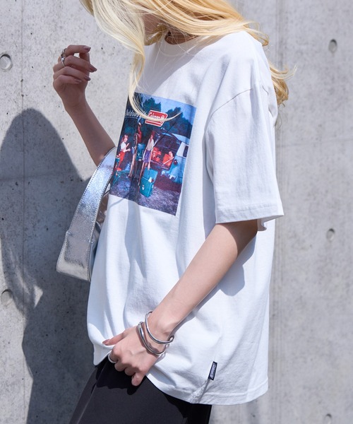 COLEMAN（コールマン）の「【Coleman】限定商品 Retro outdoor print tee　レトロフォトTシャツ　コールマンビンテージ（Tシャツ/カットソー・レディース・ピンク/ネイビー/ブラック/ホワイト/グリーン・XL/L/M/S/XS）」の17枚目の写真