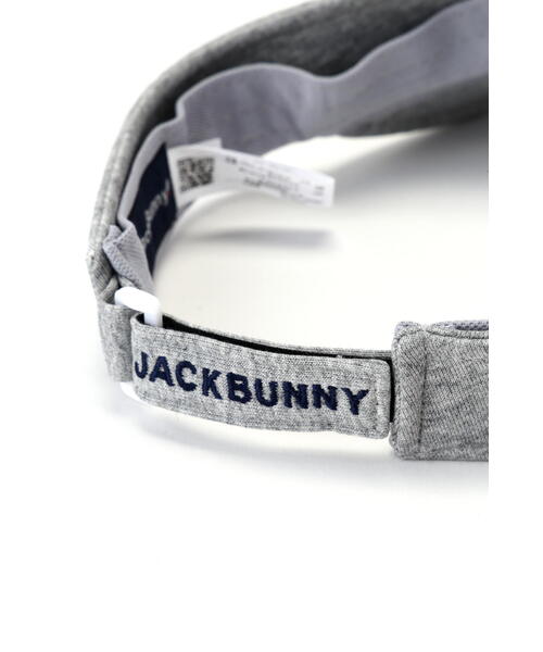 Jack Bunny!!(ジャックバニー)の「【Jack Bunny!!】裏毛ロゴ刺繍バイザー (UNISEX)(サンバイザー・レディース・ホワイト/ネイビー/グレー・FREE)」の10枚目の写真