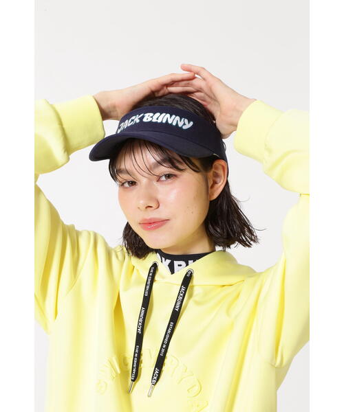 Jack Bunny!!】裏毛ロゴ刺繍バイザー (UNISEX)（サンバイザー）｜Jack
