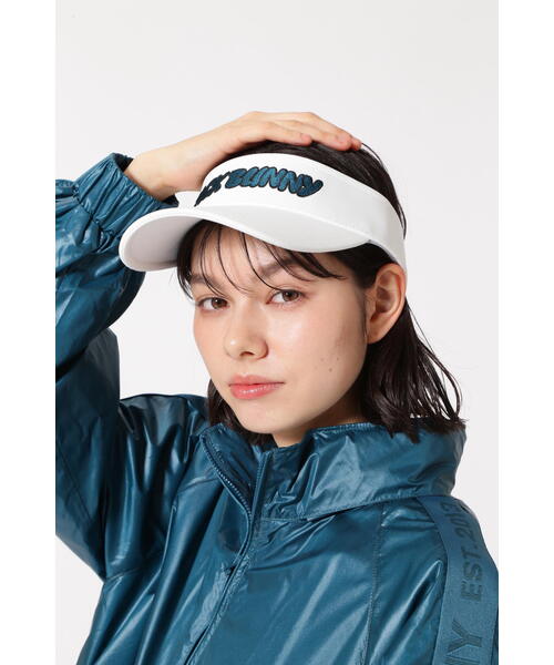 Jack Bunny!!】裏毛ロゴ刺繍バイザー (UNISEX)（サンバイザー）｜Jack