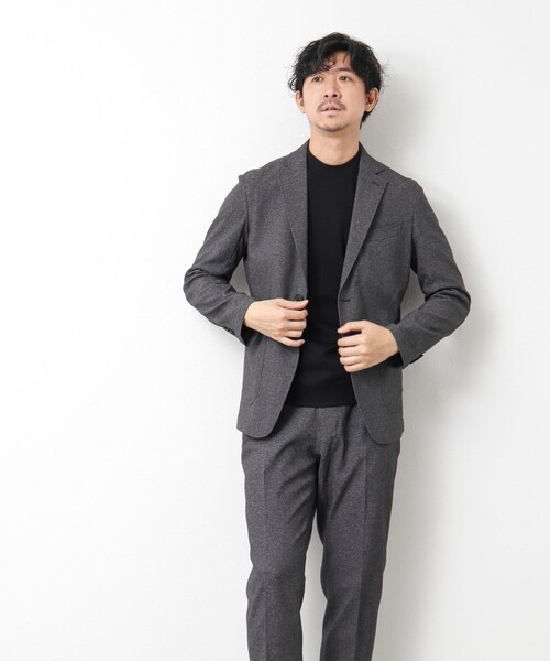 NOLLEY’S（ノーリーズ）の「《セットアップ対応》SMART TECH 吸水速乾メランジOX ストレッチイージーPT 25SS（その他パンツ・メンズ・ベージュ/グレー/ネイビー・M/L/S）」の18枚目の写真