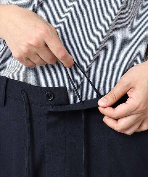 NOLLEY’S（ノーリーズ）の「《セットアップ対応》SMART TECH 吸水速乾メランジOX ストレッチイージーPT 25SS（その他パンツ・メンズ・ベージュ/グレー/ネイビー・M/L/S）」の6枚目の写真