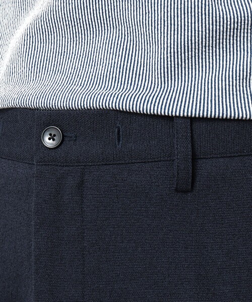 NOLLEY’S（ノーリーズ）の「《セットアップ対応》SMART TECH 吸水速乾メランジOX ストレッチイージーPT 25SS（その他パンツ・メンズ・ベージュ/グレー/ネイビー・M/L/S）」の4枚目の写真