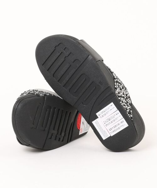 fitflop(フィットフロップ)の「LULU CRYSTAL-MIX METALLIC CROSS SLIDES(サンダル・レディース・レッド/ネイビー/ブラック/シルバー・US6/US7/US8/US5)」の6枚目の写真