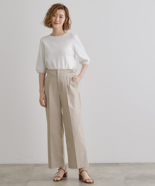 grove（グローブ）の「◆【接触冷感】ハイパーストレッチワイドパンツ（その他パンツ・レディース・ライトベージュ/ホワイト系5/ブルー系その他/ネイビー・02/03/01/04/05）」の17枚目の写真