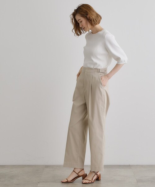 grove（グローブ）の「◆【接触冷感】ハイパーストレッチワイドパンツ（その他パンツ・レディース・ライトベージュ/ホワイト系5/ブルー系その他/ネイビー・02/03/01/04/05）」の18枚目の写真