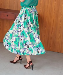 Jines | プリントタックスカート(スカート)