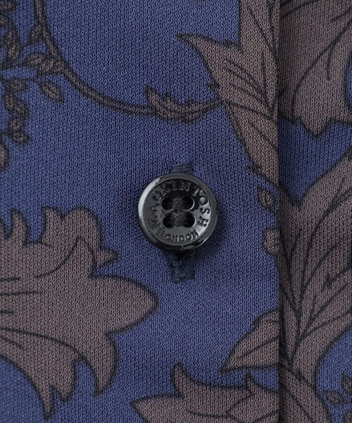 MACKINTOSH LONDON(マッキントッシュ ロンドン)の「【婦人画報掲載】【BIBURY FLOWER】トーナルバイブリーフラワージャージーワンピース(ワンピース・レディース・ネイビー/チャコールグレー・38/40)」の12枚目の写真