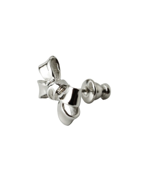 LOVE BY e.m. （ラブバイイーエム）の「プチリボンピアス/バレエコア/25SS/レディース（ピアス（片耳用）・レディース・シルバー/ゴールド・FREE）」の6枚目の写真