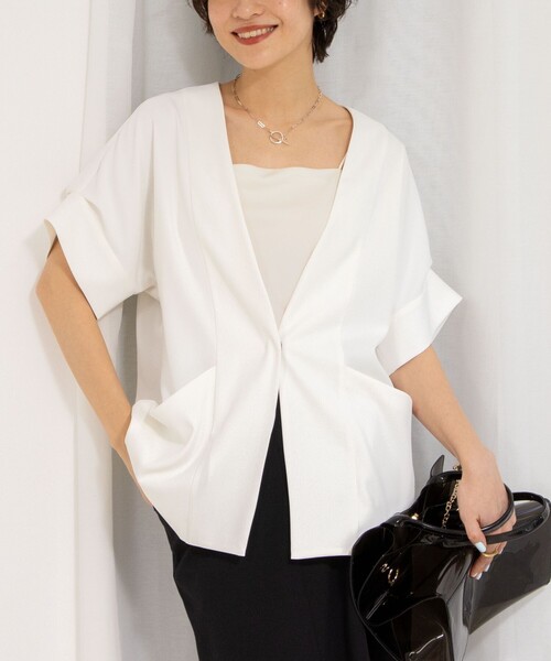 セール】《セットアップ対応》ウォッシャブルツイルフレンチジャケット