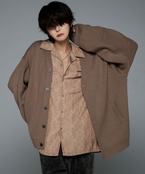 ADRER（アドラー）の「ニットカーディガン（カーディガン/ボレロ・メンズ・ブラウン・MEDIUM）」の10枚目の写真