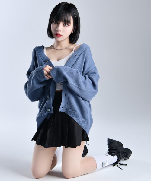 ADRER（アドラー）の「ニットカーディガン（カーディガン/ボレロ・メンズ・ブラウン・MEDIUM）」の11枚目の写真