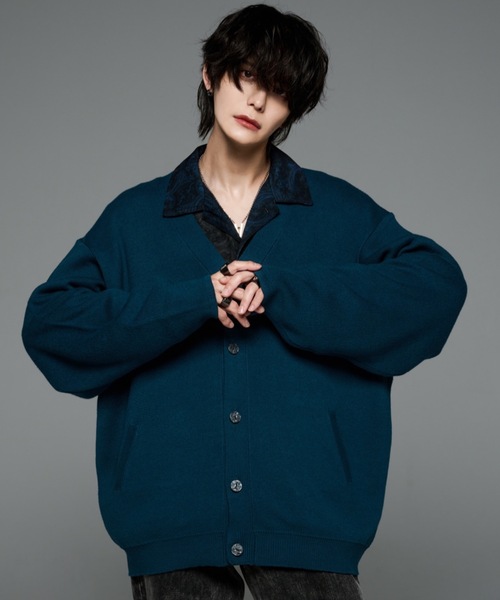 ADRER（アドラー）の「ニットカーディガン（カーディガン/ボレロ・メンズ・ブラウン・MEDIUM）」の14枚目の写真