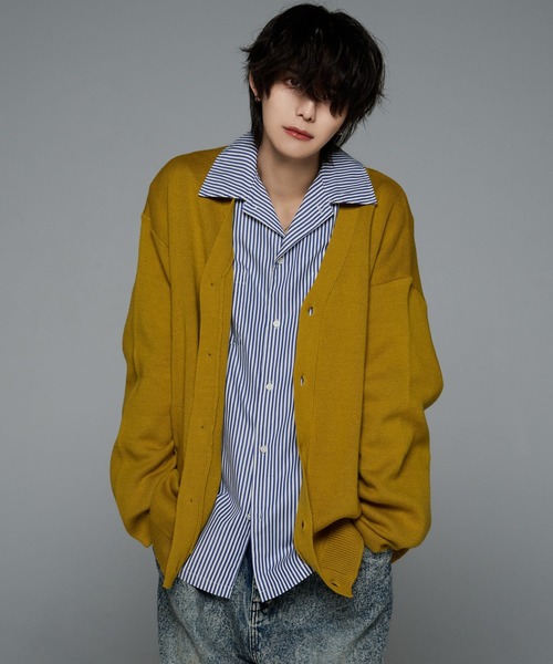 ADRER（アドラー）の「ニットカーディガン（カーディガン/ボレロ・メンズ・ブラウン・MEDIUM）」の16枚目の写真