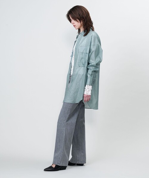 ASTRAET PE ハーフジップ 2ポケット スタンドカラーシャツ ASTRAET（アストラット）の「＜ASTRAET＞PE ハーフジップ 2