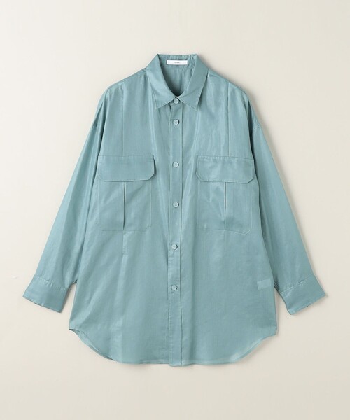セール】＜ASTRAET＞フラップポケット シアー レギュラーカラー