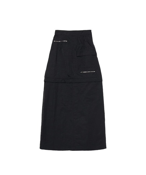 sahara(サハラ)の「Belted 2way Cargo Skirt/ベルト2ウェイカーゴスカート(スカート・レディース・ブラック/カーキ・FREE)」の16枚目の写真