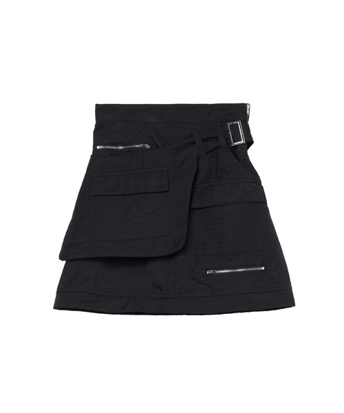 sahara(サハラ)の「Belted 2way Cargo Skirt/ベルト2ウェイカーゴスカート(スカート・レディース・ブラック/カーキ・FREE)」の18枚目の写真
