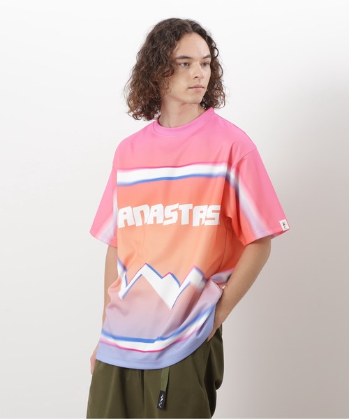 MANASTASH／マナスタッシュ／ALLOVER GRADIENT LOGO TOP セール】MANASTASH/マナスタッシュ/ALLOVER GRADIENT LOGO TOP