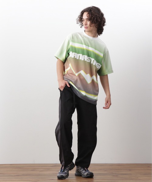 MANASTASH／マナスタッシュ／ALLOVER GRADIENT LOGO TOP セール】MANASTASH/マナスタッシュ/ALLOVER GRADIENT LOGO TOP