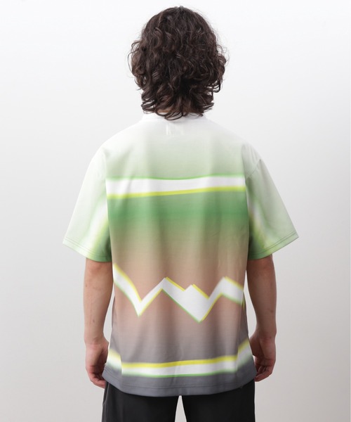 MANASTASH／マナスタッシュ／ALLOVER GRADIENT LOGO TOP セール】MANASTASH/マナスタッシュ/ALLOVER GRADIENT LOGO TOP