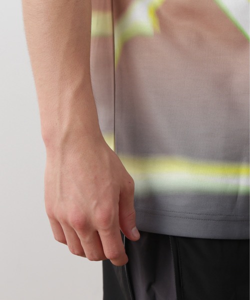 セール】MANASTASH/マナスタッシュ/ALLOVER GRADIENT LOGO TOP
