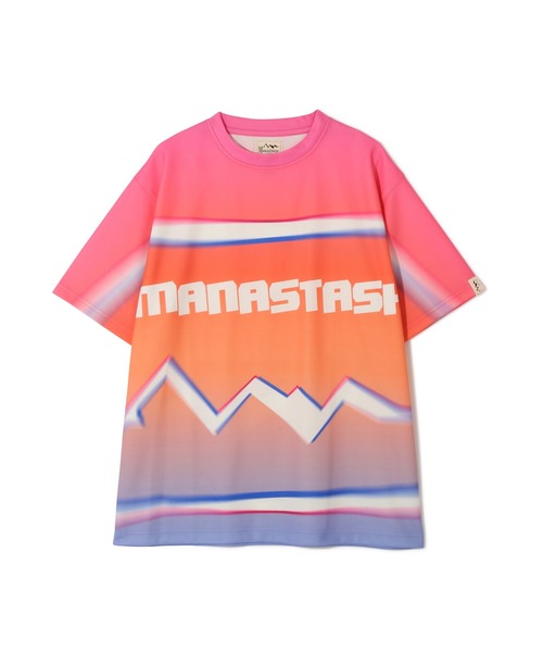 MANASTASH／マナスタッシュ／ALLOVER GRADIENT LOGO TOP セール】MANASTASH/マナスタッシュ/ALLOVER GRADIENT LOGO TOP