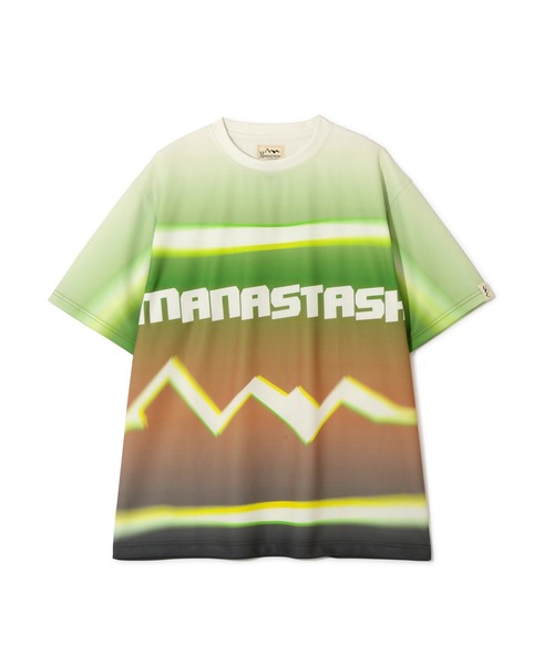 MANASTASH／マナスタッシュ／ALLOVER GRADIENT LOGO TOP セール】MANASTASH/マナスタッシュ/ALLOVER GRADIENT LOGO TOP