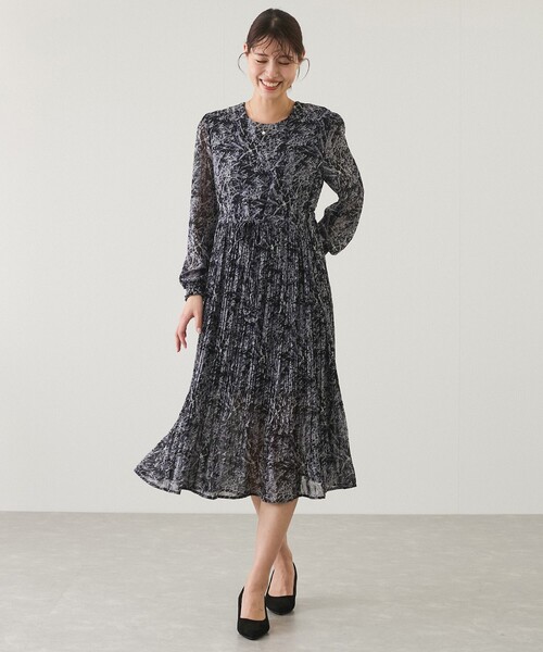 Jayro（ジャイロ）の「ペイント柄シフォンワンピース（ワンピース・レディース・ブラック系その他/ホワイト系その他2・FREE）」の22枚目の写真