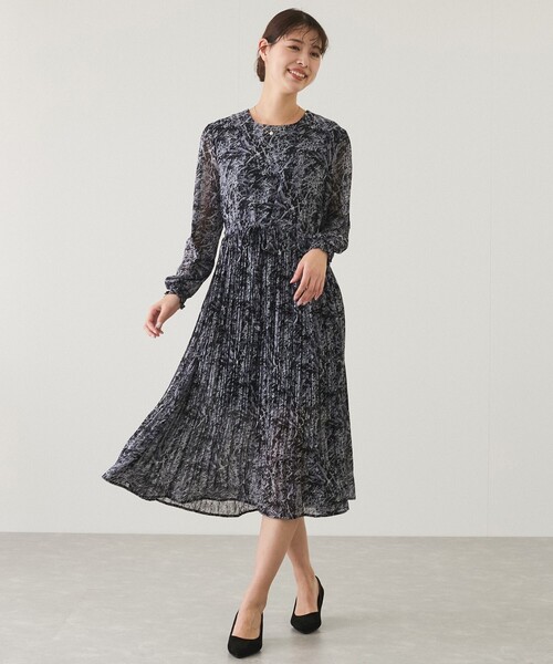 Jayro（ジャイロ）の「ペイント柄シフォンワンピース（ワンピース・レディース・ブラック系その他/ホワイト系その他2・FREE）」の21枚目の写真