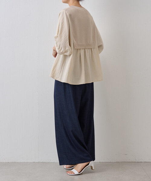 【美品】ビアズリー beardsley フリルカラーブラウス BEARDSLEY - BEARDSLEY 袖レースギャザーブラウス ブラック