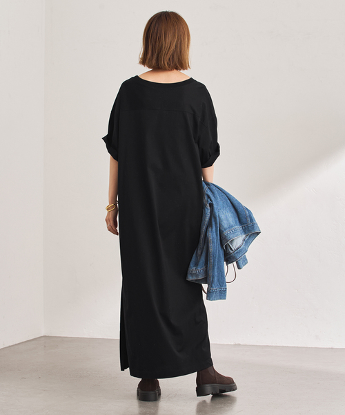 定価26400円❗️FRAMeWORK コットンレーヨンマキシワンピース 38 FRAMeWORK（フレームワーク）の「コットンレーヨンマキシ