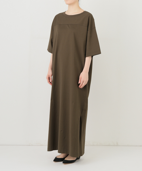 FRAMeWORK（フレームワーク）の「≪一部店舗+WEB限定追加≫コットンジャージーマキシワンピース（ワンピース・レディース・カーキ/ブラック/レッド/ネイビー・36/38）」の17枚目の写真