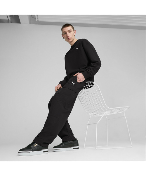 PUMA(プーマ)の「PUMA プーマ メンズ ワードローブ ESS リラックス カーゴパンツ(その他パンツ・メンズ・グレー系その他/ブラック・MEDIUM/SMALL/LARGE/XX-LARGE/X-LARGE)」の4枚目の写真