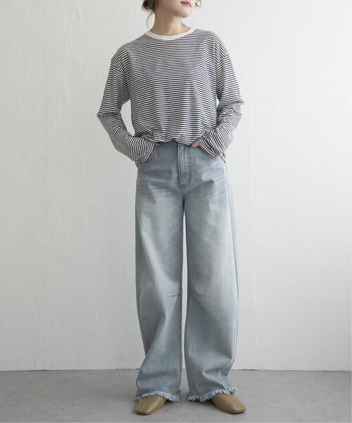 Schott N.Y.C ショット WIDE BORDER POCKET T-SHIRT メンズ ロン
