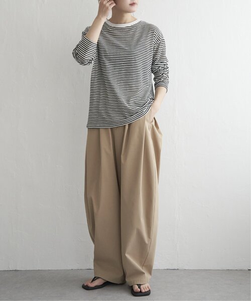 nagonstans ボーダーロンＴ　enfold シャツ Schott N.Y.C ショット WIDE BORDER POCKET T-SHIRT メンズ ロン