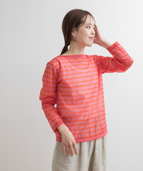 セール】ORCIVAL BOAT NECK LONG-SLEEVE PULLOVER（Tシャツ