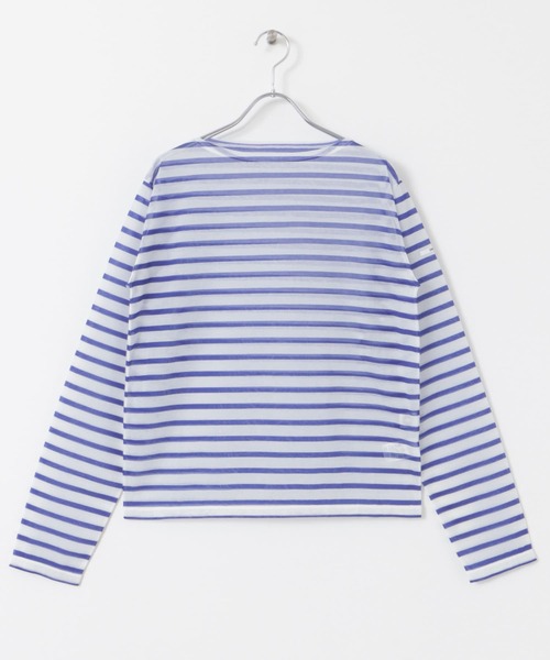 ORCIVAL（オーシバル）の「ORCIVAL　BOAT NECK LONG-SLEEVE PULLOVER（Tシャツ/カットソー・レディース・ネイビー/ピンク/ブルー・1）」の13枚目の写真
