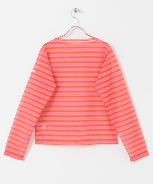 ORCIVAL（オーシバル）の「ORCIVAL　BOAT NECK LONG-SLEEVE PULLOVER（Tシャツ/カットソー・レディース・ネイビー/ピンク/ブルー・1）」の9枚目の写真