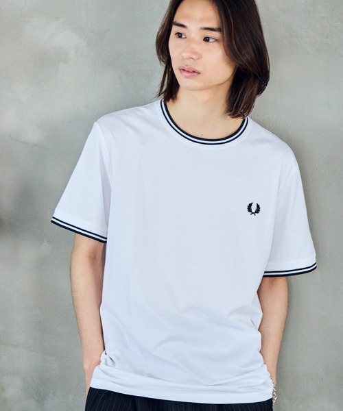 フレッドペリー Tシャツ カットソー ツイン ティップTシャツ クルーネック メンズ FRED PERRY M1588 TWIN TIPPED T SHIRT 楽天市場】【 FRED PERRY フレッドペリー 】 Twin Tipped T