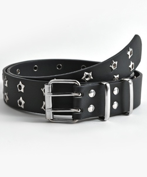 lilful（リルフル）の「スターアイレットスタッズベルト（ベルト・レディース・ブラウン/ホワイト/ダークブラウン/ブラック・F）」の7枚目の写真