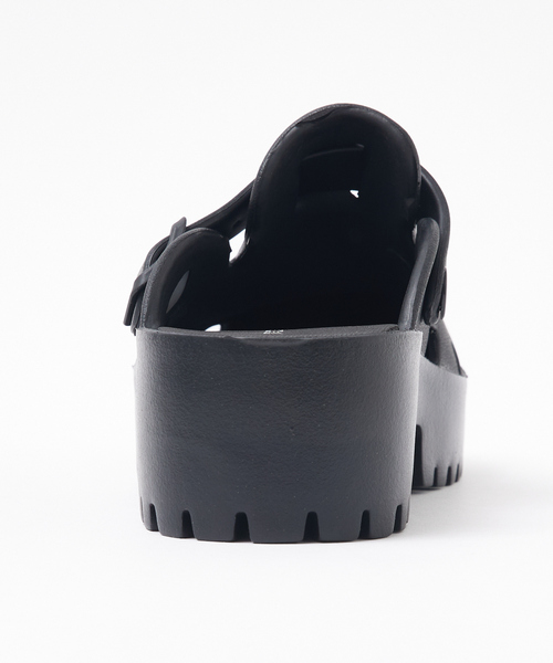 ✨MOHI✨✨美品✨　ボリューム　バックルサンダル（37サイズ） 楽天市場】MOHI モヒ 2ベルト フラット サンダル gu3-5988-1-pu