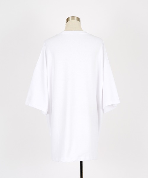 a.p.o.v.（エーピーオービー）の「a.p.o.v. カラフルロゴレイヤーフォトプリントオーバーサイズTシャツ（Tシャツ/カットソー・メンズ・ブラック/ホワイト・ONESIZE）」の10枚目の写真