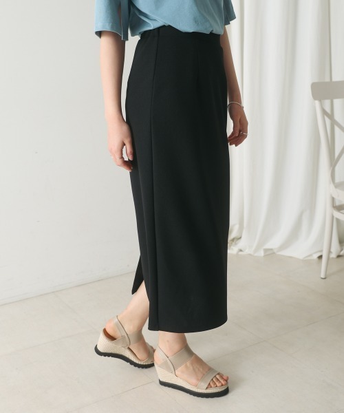 Bou Jeloud（ブージュルード）の「ストレッチタイトスカート（スカート・レディース・ブラック・38）」の2枚目の写真