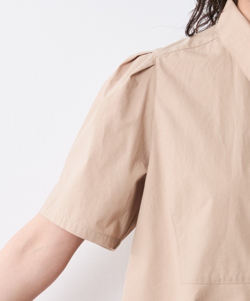 CHIC STYLE(シックスタイル)の「フレアデザインシャツ<大きいサイズ有>シックスタイル(シャツ/ブラウス・レディース・オフホワイト/ベージュ・L/M/5L/4L/3L/LL)」の17枚目の写真