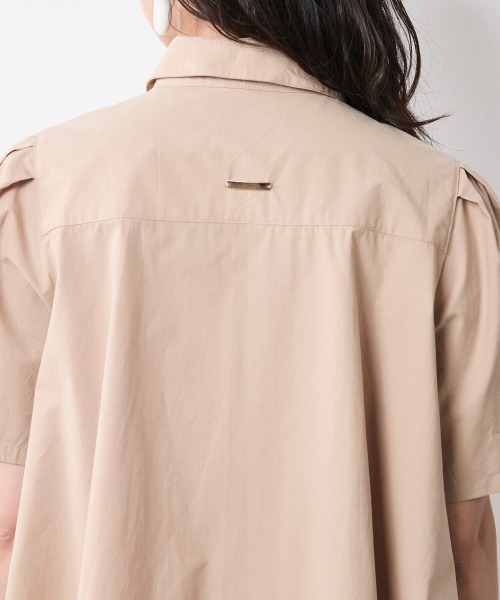 CHIC STYLE(シックスタイル)の「フレアデザインシャツ<大きいサイズ有>シックスタイル(シャツ/ブラウス・レディース・オフホワイト/ベージュ・L/M/5L/4L/3L/LL)」の14枚目の写真