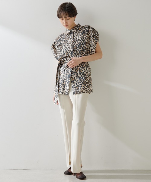 Whim Gazette（ウィムガゼット）の「レオパードサファリジレ（ベスト・レディース・ブラウン・FREE）」の6枚目の写真